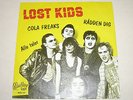 LOST KIDS - COLA FREAKS - 45 EP SINGLE 1979 ORIG RARE DANISH PUNK KBD LISTEN