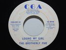 The Brotherly Five 45 Losing My Girl CGA Demo Modern Soul Group Harmony Northern