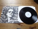 Chaos UK - 100% 2 Fingers  - RARE WHITE LABEL TEST PRESSING punk disorder gism