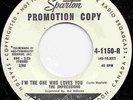 THE IMPRESSIONS  IM THE ONE WHO LOVES YOU  CANADA OG  PROMO CHICAGO SOUL CLASSIC