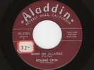 '55 W Coast R&B/Doowop ROLLING CREW Home On Alcatraz/Cryin' Emma ALADDIN M- HEAR