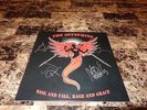 The Offspring Rare Authentic Signed Vinyl Record LP Rise And Fall Rage And Grace