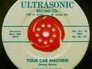 GUITAR TOMMY MOORE: YOUR CAR MACHINE - ULTRASONIC - ORIGINAL RARE BLUES 45rpm