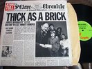 Jethro Tull THICK AS A BRICK,NM PORKY/PECKO MIX 1st Press UK Chrysalis Newspaper