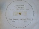 LOLA BOBESCO - JACQUES GENTY  l'age d'or du violon / ALPHA CL 3008