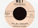 HERMAN STONE Oh My Darling on Net Country Bop 45 Hear