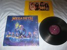 MEGADETH - RUST IN PEACE LP -FIRST PRESS 1990 NM VINYL -METALLICA ,HEAVY METAL