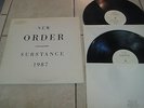 NEW ORDER SUBSTANCE 1987 GOLD PROMO STAMP TWO NRMT DISCS INNER SLEEVES ORIGINAL