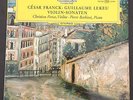 CHRISTIAN FERRAS Franck and Lekeu Violin Sonatas DGG German tulip 139 124 NM