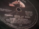 CALYPSO RARE 78 HARRY BELAFONTE MAMA LOOK AT BUBU/DONT EVER LOVE ME vg