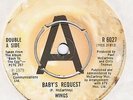 PAUL McCARTNEY (WINGS)-BABYS REQUEST/GETTING CLOSER-UK PARLOPHONE  PROMO