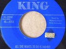 R&B 45 WYNONIE HARRIS All She Wants to Do Is Mambo on King #4763 VG++   HEAR