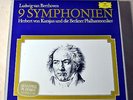 Ludwig van Beethoven 9 Symphonien H. Karajan ( 8 LPs im festen Klappkarton)