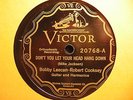 78 BLUES VICTOR 20768 BOBBY LEECAN & ROBERT COOKSEY