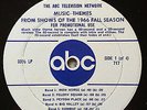 ABC 1966 TV SHOW THEMES Promotional 2-LP Batman Green Hornet Fugitive AMAZING