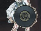 circa 1918 Uncle Sam Talking Book phonograph record,vintage patriotic