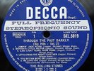 ROLLING STONES 1969 Stereo 1st Press Unboxed Decca LP - Through the Past Darkly