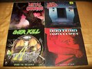 4 LPS METAL CHURCH S/T The Dark ABATTOIR Vicious Attack OVERKILL Under Influence