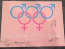 Tim Kasher Autographed silk screen tour poster (Cursive Bright Eyes Good Life)
