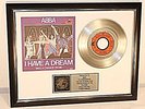 ABBA, I Have A Dream, mit Cover, Platin Record, platin Schallplatte, Award, gold