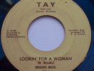 Brooks Bros. RARE NORTHERN SOUL 45-Tay 501-DETROIT-Lookin' For A Woman-HEAR