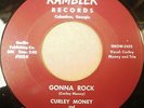 RARE Rockabilly Rocker CURLEY MONEY ROLLING RAMBLERS Gonna Rock 45 on RAMBLER