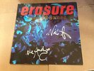 ERASURE ship of fools RECORD COVER signed Vince Clarke Andy Bell