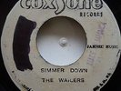 45 SKA / BOB MARLEY & THE WAILERS / SIMMER DOWN / COXSONE / LISTEN