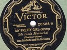Victor 20588 Jean Goldkette Orch BIX BEIDERBECKE My Pretty Girl in E+ 1927