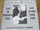 STRAY CATS RUMBLE IN TORONT TONIGHT 2LP BRIAN SETZER