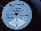 P J PROBY aka JETT POWERS - I Need Love / You Got Me Crying - Aussie W&G 2440 pj