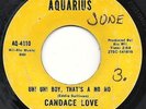 NORTHERN SOUL Candace Love - Wonderful Night / Uh Uh Boy, That's a No N LISTEN