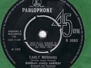 RARE-BARCLAY JAMES HARVEST-EARLY MORNING/MR.SUNSHINE-UK PARLOPHONE