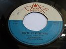 TECHNIQUES - YOU'RE MY EVERYTHING / WHAT AM I TO DO RARE 1969 DUKE 45