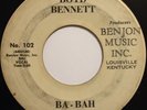 BOYD BENNETT BA-BAH - KISS OF THUNDER ON BENJON MUSIC 102 LOUISVILLE KY DOO WOP