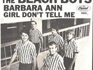 BEACH BOYS--PICTURE SLEEVE + 45---(BARBARA ANN)--EAST COAST VARIATION--PS--PIC