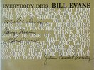 Everybody Digs Bill Evans LP VG+/VG+ Riverside 12-291 Mike Reel DG Mono Play-grd