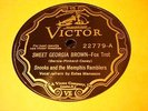JAZZ SNOOKS MEMPHIS STOMPERS Sweet Georgia Brown VICTOR 22779 E