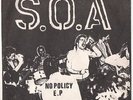 S.O.A. No Policy Ep Dischord 2 Orig Henry Rollins 1st release kbd hc punk SOA 81