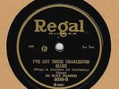 CHARLESTON - SIX BLACK DIAMONDS / SAM LANIN'S ORCH ON REGAL 8038