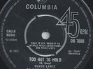 MAJOR LANCE - TOO HOT TO HOLD - DARK AND LONELY
