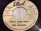 Dot 45-16931 THE JAGUARS You'll Turn Away & The Gorilla, VG+ 45 RPM PROMO COPY