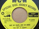 THE BIT' A SWEET - Out of Sight, Out of Mind  RARE 60's garage punk PROMO MGM 45