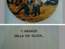 Cartolina rotonda vintage cantanti - I ragazzi della via gluck - clan celentano