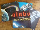 RAINBOW DOWN TO EARTH 1979 UK LP POLYDOR POLD5023 CLEAR VINYL, INSERT, POSTER EX