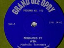 GRAND OLE OPRY Show # 162 w/CARTER FAMILY, JUNE CARTER, JOHNNY CASH & others