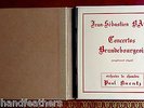 BACH, CONCERTOS BRANDEBOURGEOIS, PAUL KUENTZ, JEUNESSES MUSICALES DE FRANCE,1958