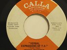 JOHNNY THUNDER-VERBAL EXPRESSIONS OF TV /I'M ALIVE - WHITE PROMO LABEL-NORTHERN