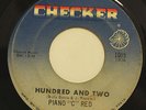 PIANO C RED-HUNDRED AND TWO /SLOW DOWN AND COOL IT-NORTHERN  on CHECKER