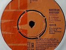 QUEEN - BOHEMIAN RHAPSODY - RARE ORIGINAL IRISH PRESS DIE-CUT 45 - 1975 EMI